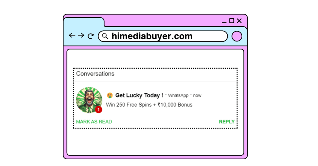 in-page push ads example